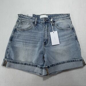 Vervet M Women's High Rise Shorts Cut Off Summer Boho Beach